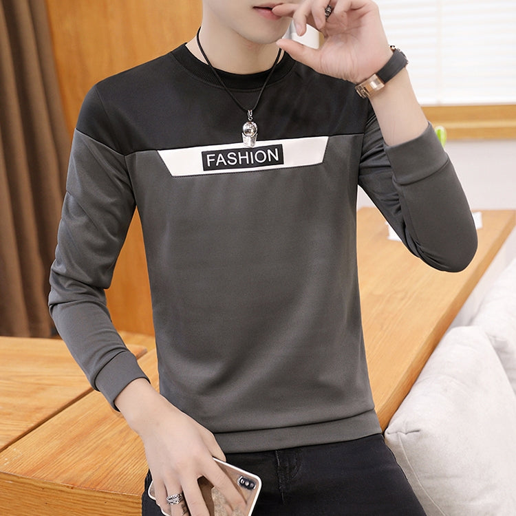 Long Sleeve Round Neck Sweatershirt Bottoming Shirt, M, L, XL, XXL, XXXL