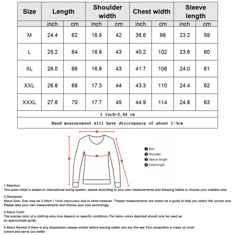 Long Sleeve Round Neck Sweatershirt Bottoming Shirt, M, L, XL, XXL, XXXL