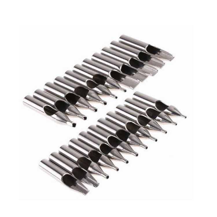 22PCS Stainless Steel Tattoo Nozzle Tips Set Round Diamond Magnum Mixed Tattoo Tips For Tattoo Supply