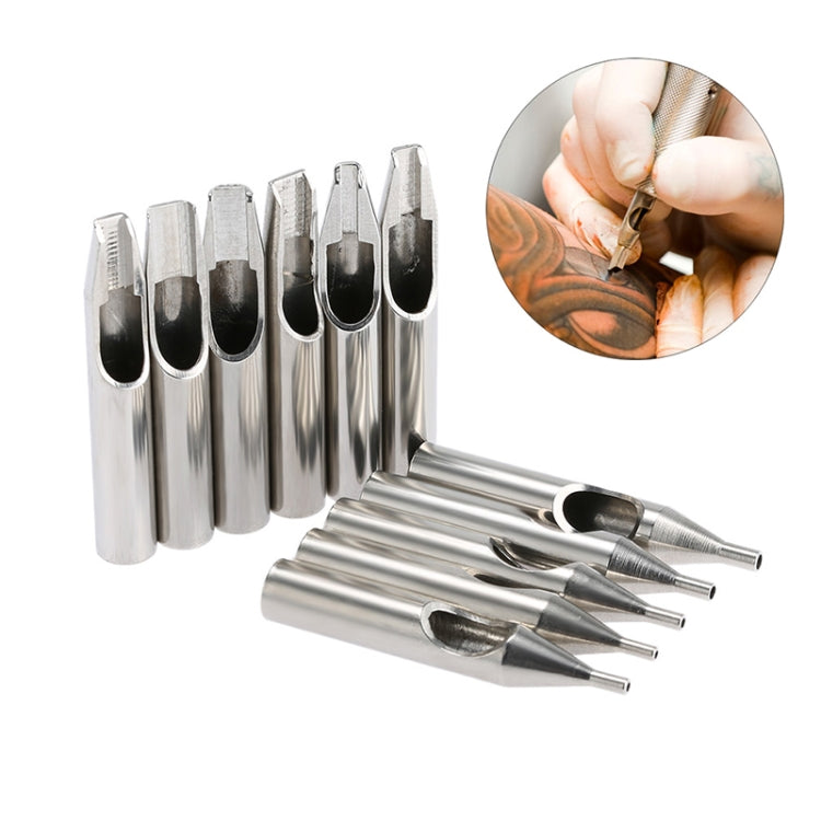 22PCS Stainless Steel Tattoo Nozzle Tips Set Round Diamond Magnum Mixed Tattoo Tips For Tattoo Supply