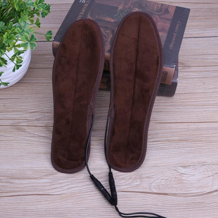 2 Pairs USB Shoe Dryer Electric Insoles Shoe Winter Keep Warm Heated Insole for Shoes Boot, 35-36, 37-38, 39-40, 41-42, 43-44