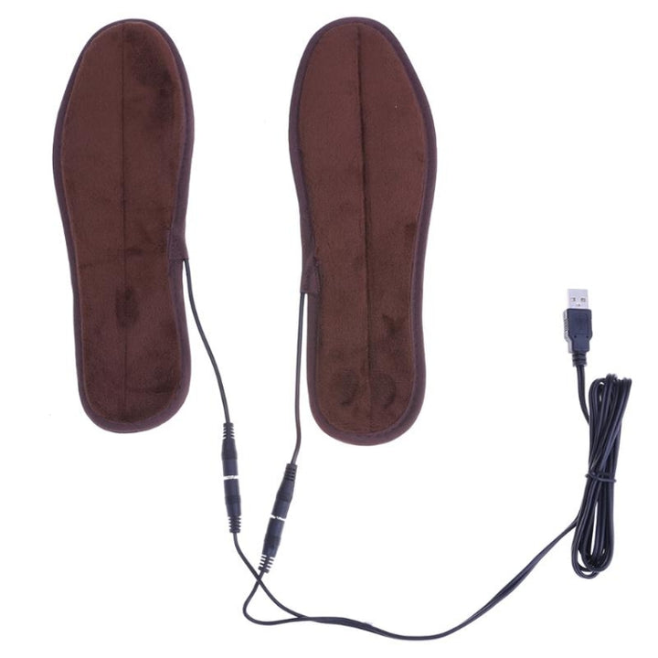 2 Pairs USB Shoe Dryer Electric Insoles Shoe Winter Keep Warm Heated Insole for Shoes Boot, 35-36, 37-38, 39-40, 41-42, 43-44