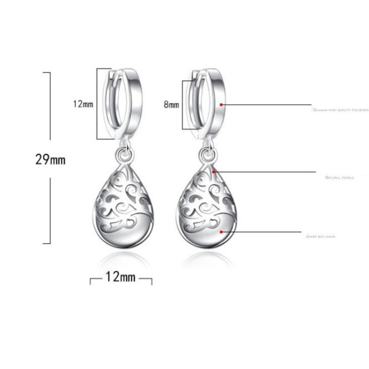 925 Sterling Silver Moonlight Opal Tears Totem Drop Earrings, white, pink