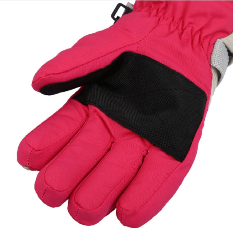 Outdoor Children Thick Warm Skiing Gloves, One Pair