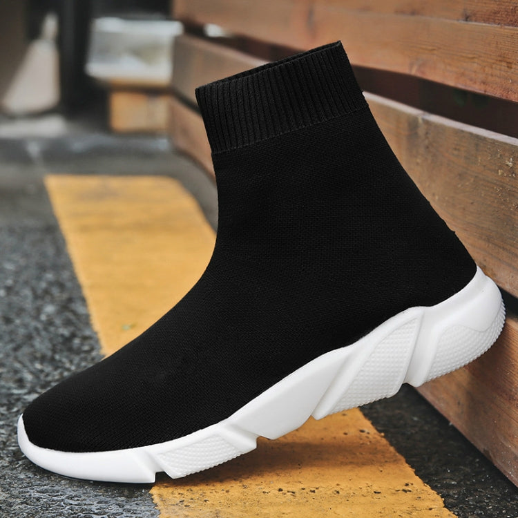 Knit Upper Breathable Sport Sock Boots Chunky Sneakers High Top Running Shoes for Men /  Women, 35, 36, 37, 38, 39, 40, 41, 42, 43, 44