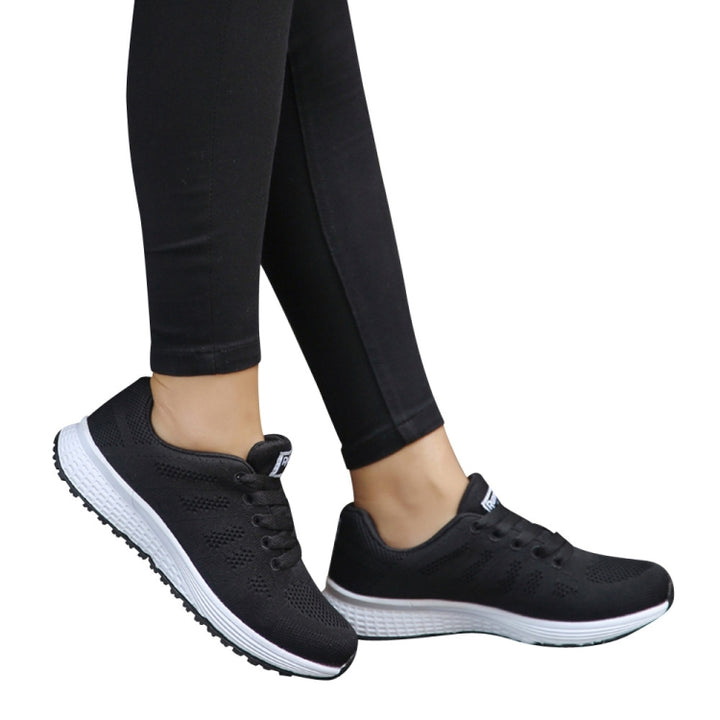 Mesh Breathable Flat Sneakers Running Shoes Casual Shoes for Women, 35, 36, 37, 38, 39, 40