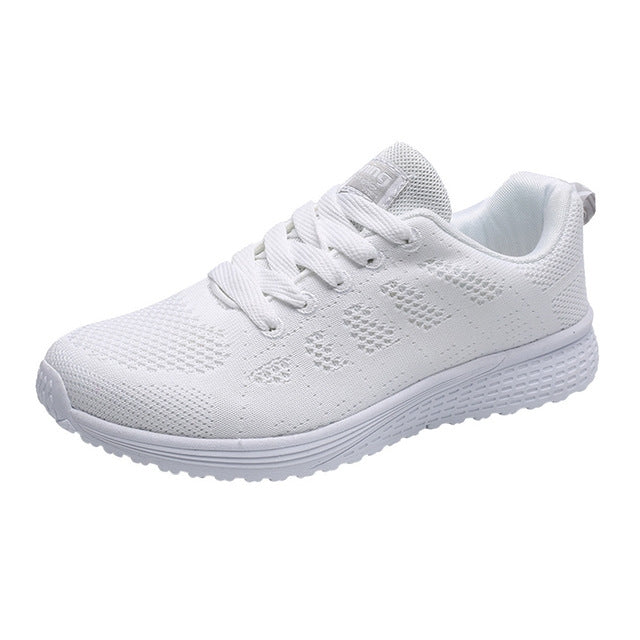 Mesh Breathable Flat Sneakers Running Shoes Casual Shoes for Women, 35, 36, 37, 38, 39, 40