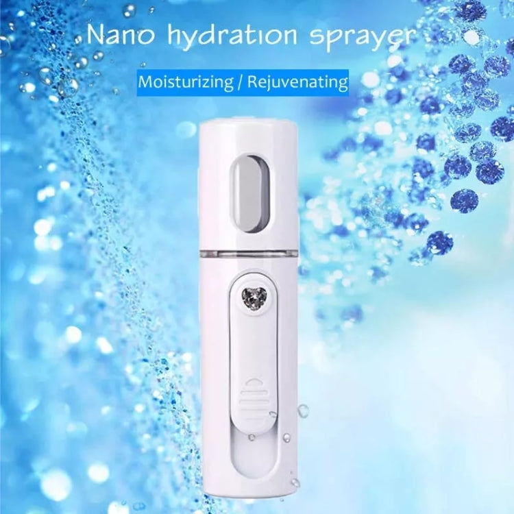 Facial Steamer Nano Steamer Handy  Face Moisture Sprayer Rechargeable Mini USB Charging