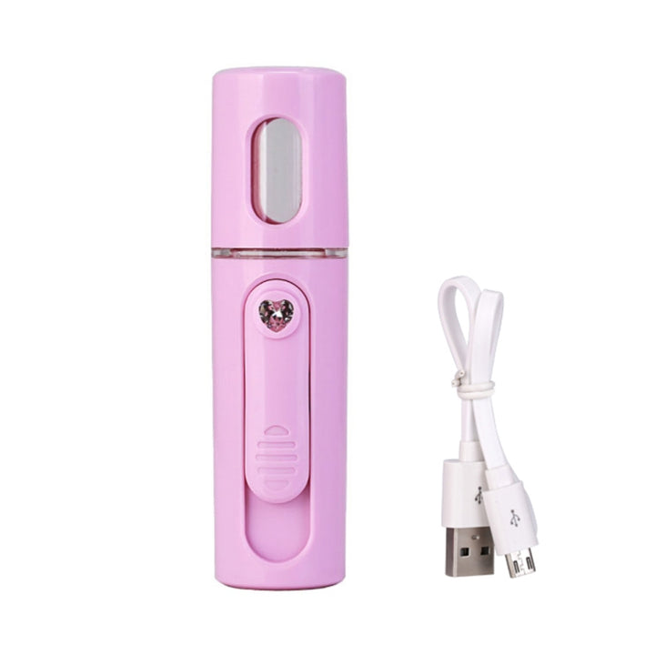 Facial Steamer Nano Steamer Handy  Face Moisture Sprayer Rechargeable Mini USB Charging