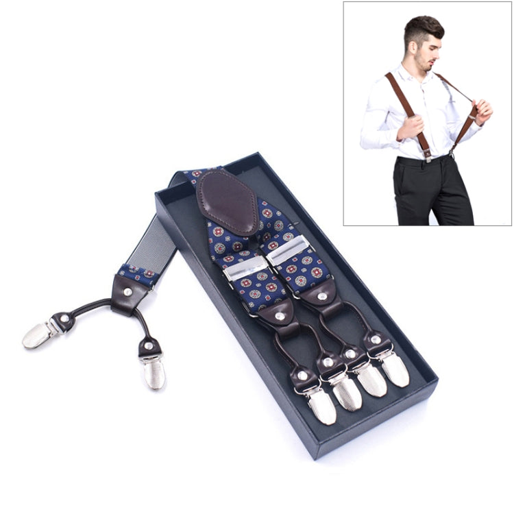 Adjustable 6 Clips Trousers Strap Clip for Men, Size: 125 x 3.5cm