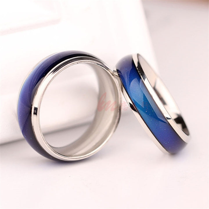 Fine Jewelry Mood Ring Color Change Emotion Feeling Mood Ring Changeable Band Temperature Ring, 16mm, 17mm, 18mm, 19mm, 20mm