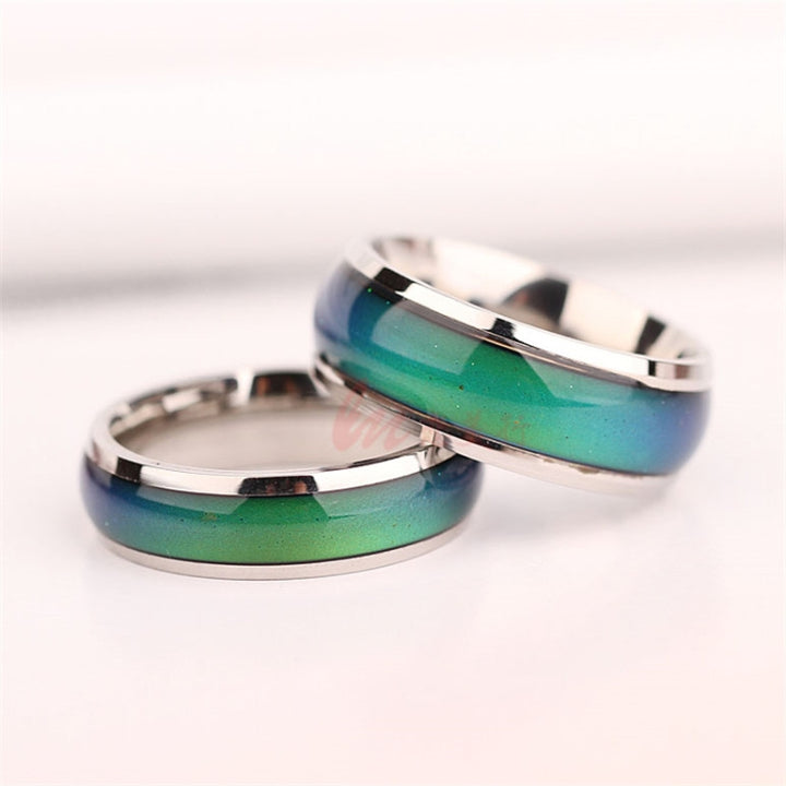 Fine Jewelry Mood Ring Color Change Emotion Feeling Mood Ring Changeable Band Temperature Ring, 16mm, 17mm, 18mm, 19mm, 20mm