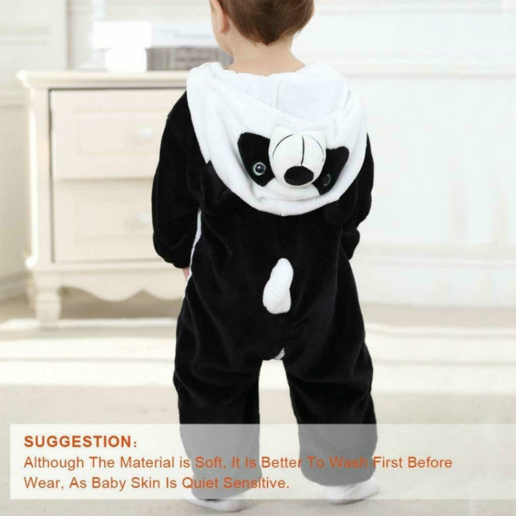 Babies Cartoon Animal Shape Flannel Jumpsuit Romper, 70CM, 80CM, 90CM