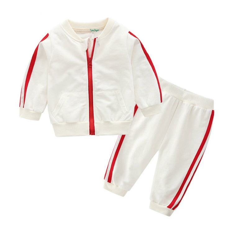 2 in 1 Autumn Baby Clothes Cotton Long Sleeve  Zipper Sportswear Set, 70cm, 80cm, 90cm, 100cm, 110cm