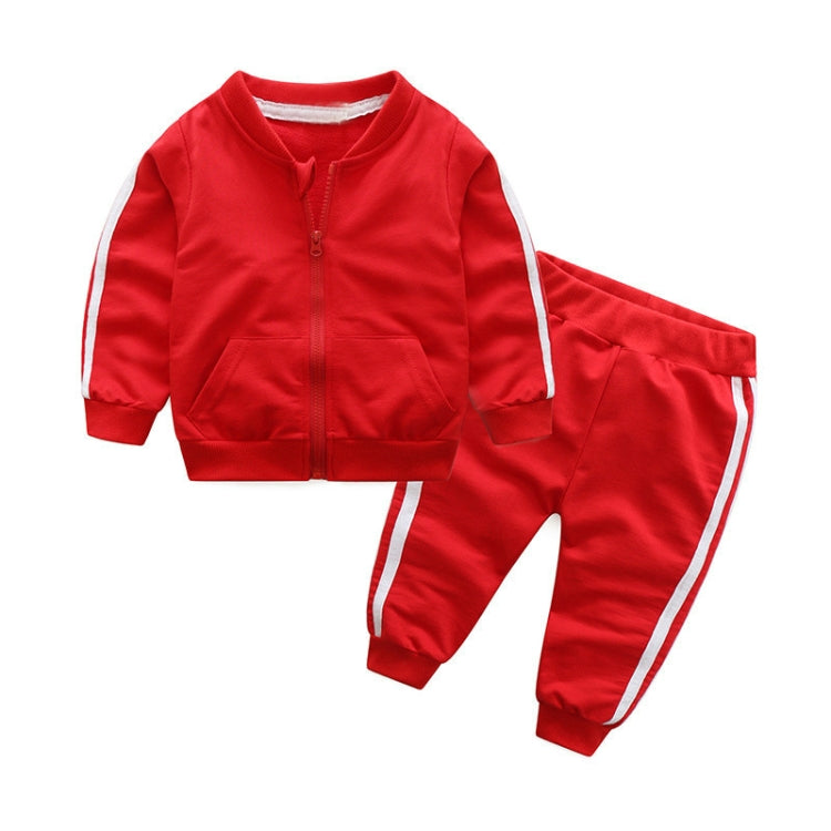 2 in 1 Autumn Baby Clothes Cotton Long Sleeve  Zipper Sportswear Set, 70cm, 80cm, 90cm, 100cm, 110cm