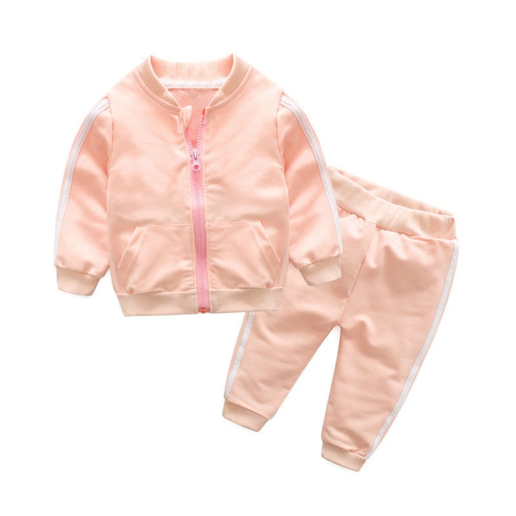 2 in 1 Autumn Baby Clothes Cotton Long Sleeve  Zipper Sportswear Set, 70cm, 80cm, 90cm, 100cm, 110cm