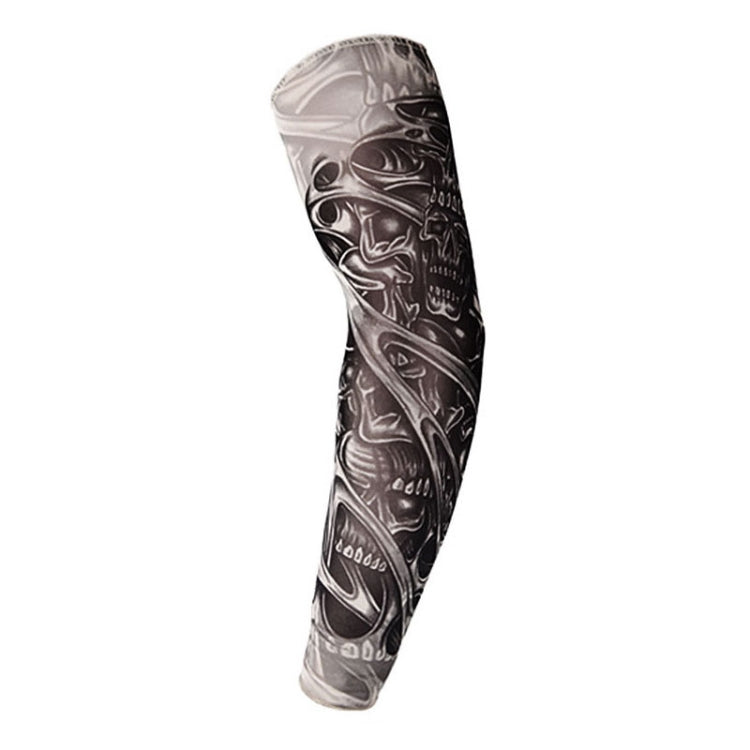 Men Fake Tattoo Sunscreen Ice Silk Sleeve