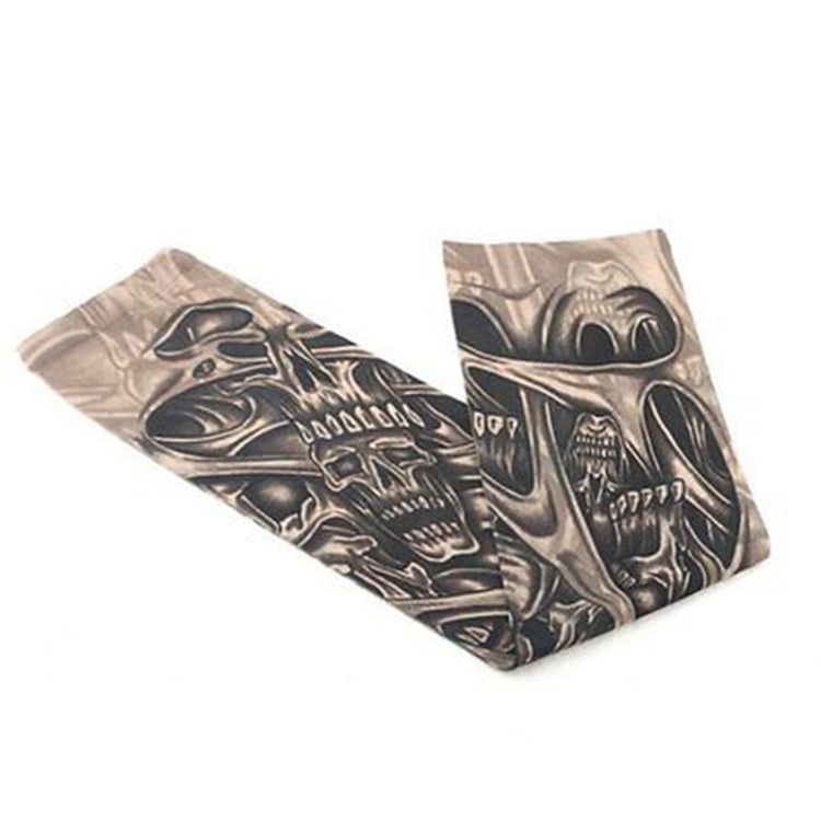 Men Fake Tattoo Sunscreen Ice Silk Sleeve