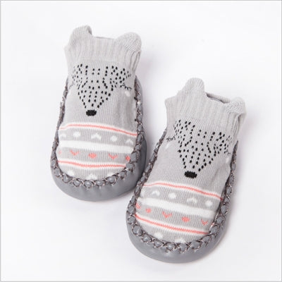 Fashion Baby Socks With Rubber Soles Infant Sock Newborn Autumn Winter Children Floor Socks Shoes Anti Slip Soft Sole Sock, 11cm, 12cm