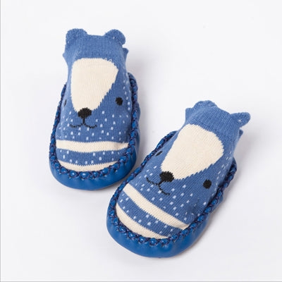 Fashion Baby Socks With Rubber Soles Infant Sock Newborn Autumn Winter Children Floor Socks Shoes Anti Slip Soft Sole Sock, 11cm, 12cm