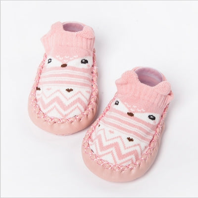 Fashion Baby Socks With Rubber Soles Infant Sock Newborn Autumn Winter Children Floor Socks Shoes Anti Slip Soft Sole Sock, 11cm, 12cm