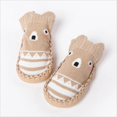 Fashion Baby Socks With Rubber Soles Infant Sock Newborn Autumn Winter Children Floor Socks Shoes Anti Slip Soft Sole Sock, 11cm, 12cm