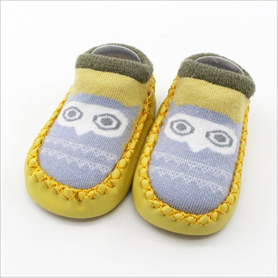 Fashion Baby Socks With Rubber Soles Infant Sock Newborn Autumn Winter Children Floor Socks Shoes Anti Slip Soft Sole Sock, 11cm, 12cm