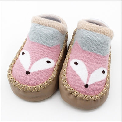 Fashion Baby Socks With Rubber Soles Infant Sock Newborn Autumn Winter Children Floor Socks Shoes Anti Slip Soft Sole Sock, 11cm, 12cm