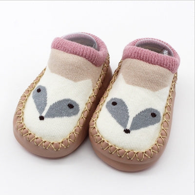 Fashion Baby Socks With Rubber Soles Infant Sock Newborn Autumn Winter Children Floor Socks Shoes Anti Slip Soft Sole Sock, 11cm, 12cm