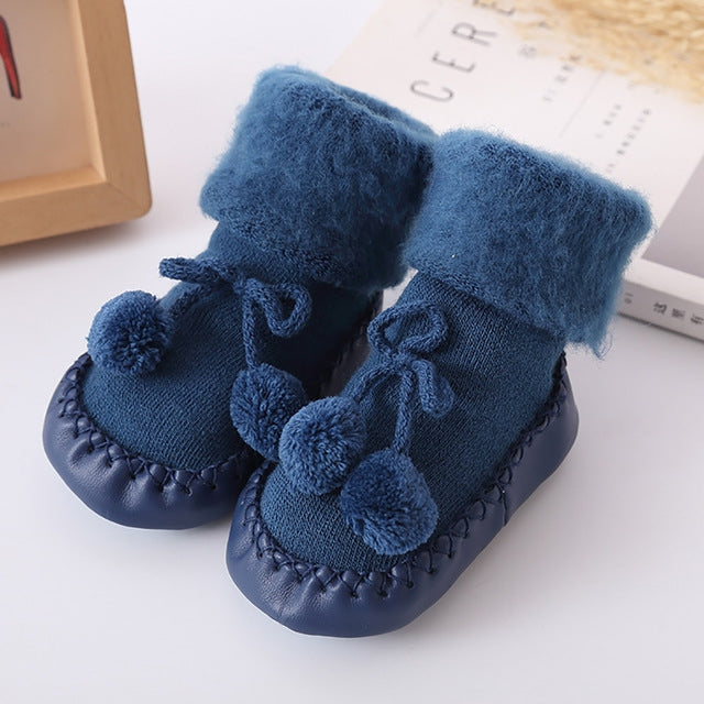 Winter Baby Warmer Floor Socks Anti-Slip Baby Step Socks, 11cm, 12cm, 13cm, 14cm