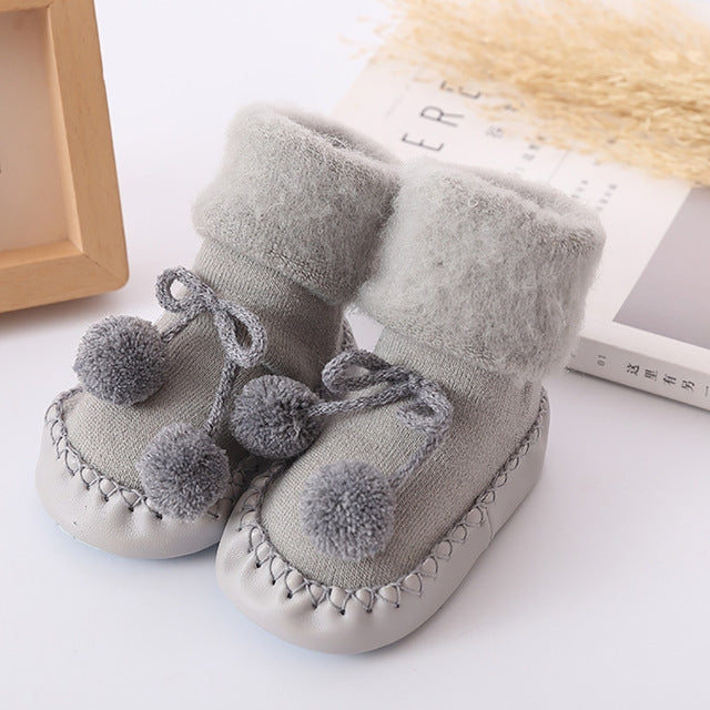 Winter Baby Warmer Floor Socks Anti-Slip Baby Step Socks, 11cm, 12cm, 13cm, 14cm