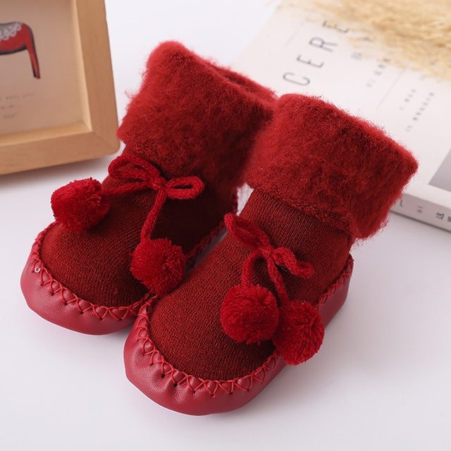 Winter Baby Warmer Floor Socks Anti-Slip Baby Step Socks, 11cm, 12cm, 13cm, 14cm