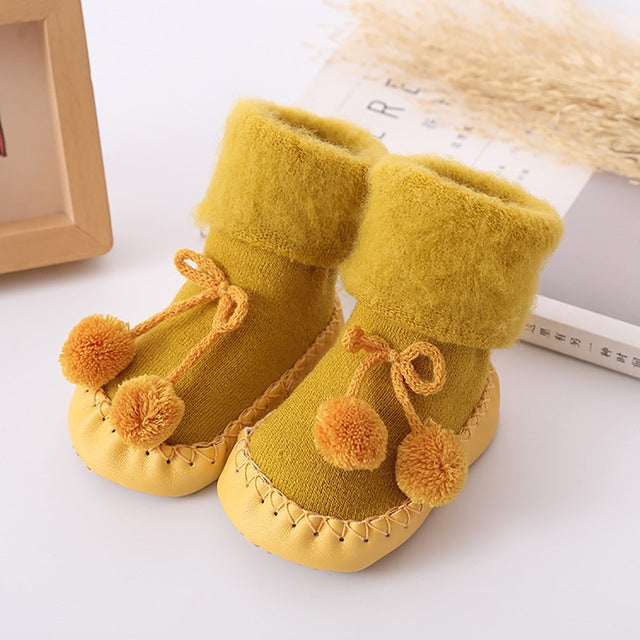 Winter Baby Warmer Floor Socks Anti-Slip Baby Step Socks, 11cm, 12cm, 13cm, 14cm