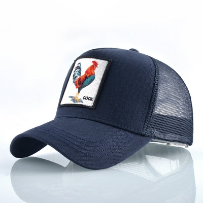 Cotton Embroidered Animal Baseball Cap