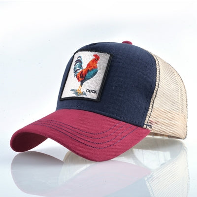 Cotton Embroidered Animal Baseball Cap