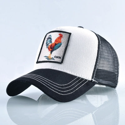 Cotton Embroidered Animal Baseball Cap