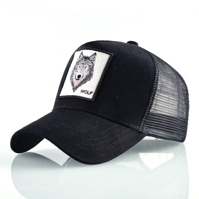 Cotton Embroidered Animal Baseball Cap