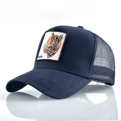 Cotton Embroidered Animal Baseball Cap