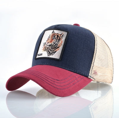 Cotton Embroidered Animal Baseball Cap