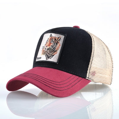 Cotton Embroidered Animal Baseball Cap