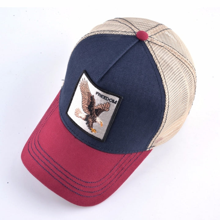 Cotton Embroidered Animal Baseball Cap