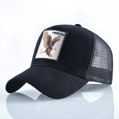 Cotton Embroidered Animal Baseball Cap