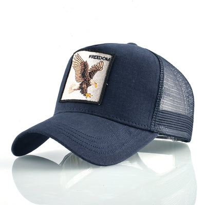 Cotton Embroidered Animal Baseball Cap