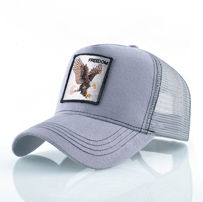 Cotton Embroidered Animal Baseball Cap