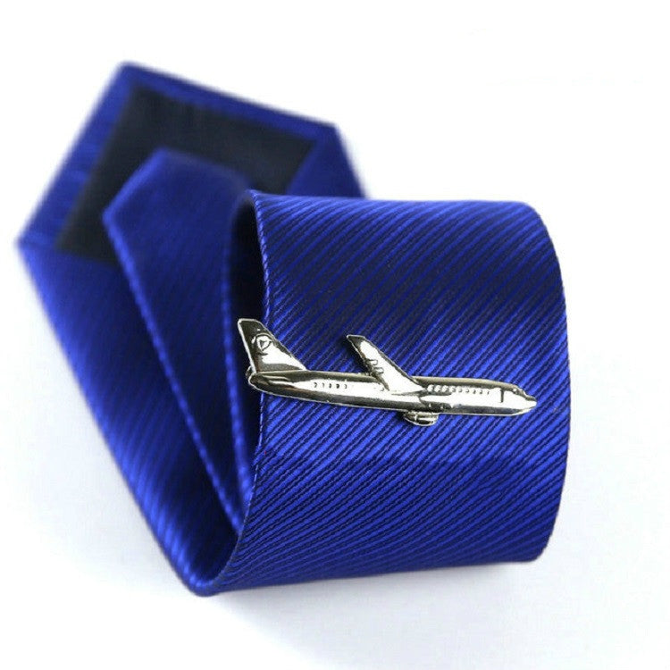 Men Signature Metal Tie Clip Clothing Accessories, Silver Plane, Golden Plane, Silver Warship, Golden Warship, Spoon, Hammer, Dolphin 2, Two Dolphins, Silver Dolphin, Silver Spoon