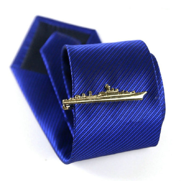 Men Signature Metal Tie Clip Clothing Accessories, Silver Plane, Golden Plane, Silver Warship, Golden Warship, Spoon, Hammer, Dolphin 2, Two Dolphins, Silver Dolphin, Silver Spoon