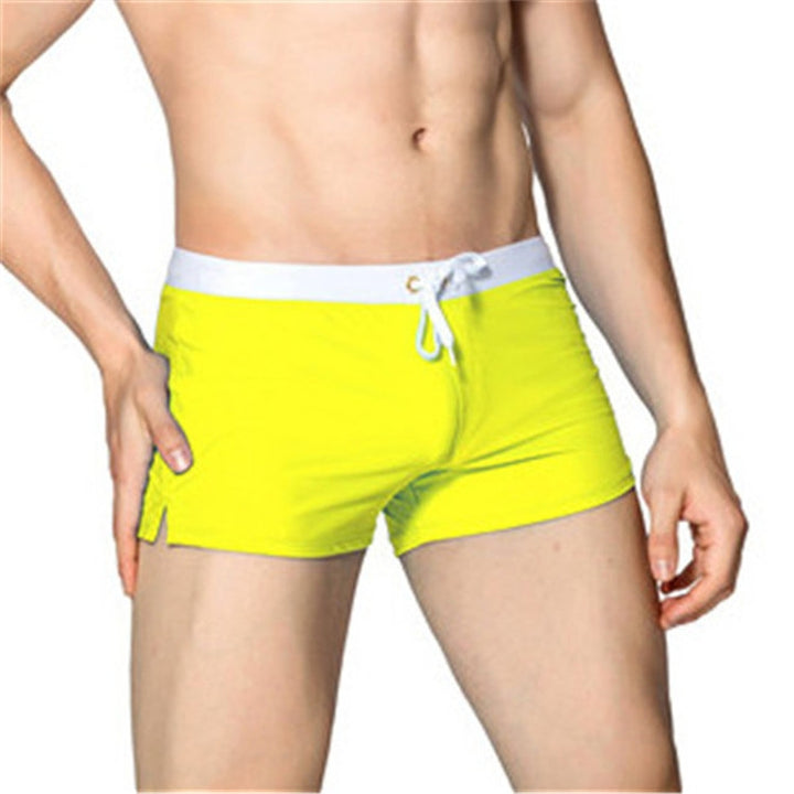 Back Pocket Flat Shorts Summer Beach Swim Shorts for Men, XL, XXL