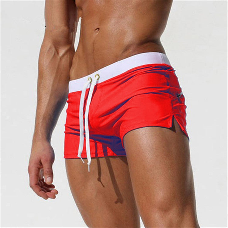 Back Pocket Flat Shorts Summer Beach Swim Shorts for Men, XL, XXL