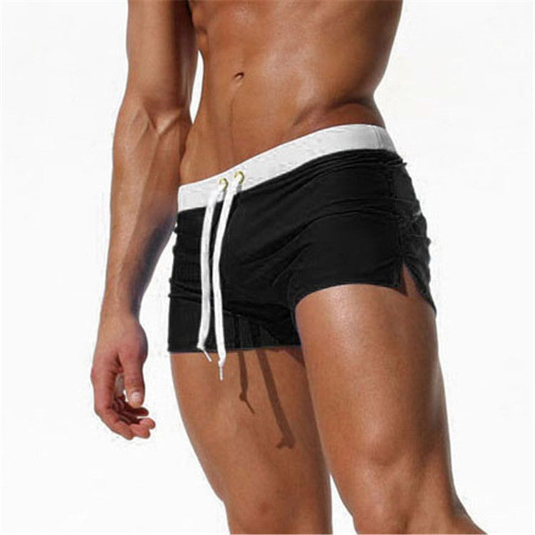 Back Pocket Flat Shorts Summer Beach Swim Shorts for Men, XL, XXL