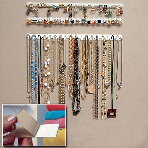 9 In 1 Adhesive Wall Mount Jewelry Hooks